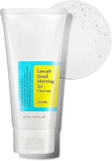 Low pH Good Morning Gel Face Cleanser, 5.07 fl oz, BHA Face Wash, Daily Mild Face Cleanser for Sensitive Skin, PH Balancing, Korean Skin Care, Korean Face Wash