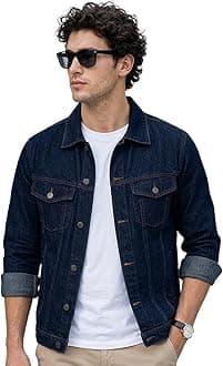 Urbano Plus Men plusjaktp Denim Jacket (pack of 1)