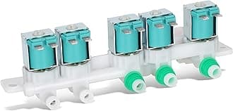 SUMNEW DC97-15459G Water Inlet Valve Assembly (Upgrade) Not Easy to Leak, Compatible WIth Samsung Washer Replaces Wa52m8650av a4,3276197,AP5623056,PS4220861,EAP4220861,5-Year Warranty