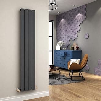 ELEGANT 1600 x 300 mm Radiators Vertical Single Flat Panel Modern Heating Anthracite Designer Tall Radiator