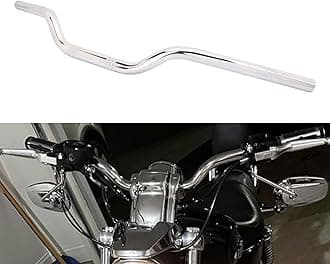 AnXin 7/8" 22MM Drag Handlebars Tracker Handle Bars Universal For Sportster XL 883 1200 Bobber Custom Chopper Softail Dyna Euro Style Chrome