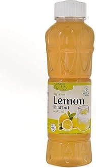 Natraj The Right Choice Lemon Sharbat Syrup | Lemon Syrup |Lemon Syrup For Juice (750 ml) Instant Refreshing Drink For Summer | Natural body coolant Natural Lemon Syrup for Instant Refreshing Drink (750 ml) | Body Coolant & Summer Refreshment