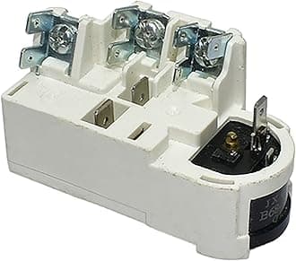 Replacement TY-QZ-109 PTC Starter Relay Refrigerator Overload Protector Compatible with Haier/Frestec Refrigerator Compressor Spare Part