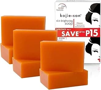 Kojie San Skin Lightening Kojic Acid Soap Bars - 65g x6 (6 packs)