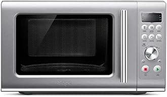 The Compact Wave Soft Close Microwave, Silver