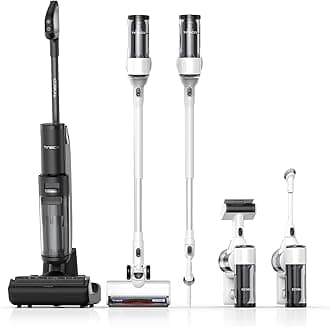 Tineco Floor ONE Switch S7 Wet Dry Vacuum Cleaner, Smart Floor Washer Multi-Function, Self-Cleaning, Extended Battery Lifespan 65Min Runtime, ZeroTangle Brush Dual-Edge Cleaning, Whole-House Cleaning