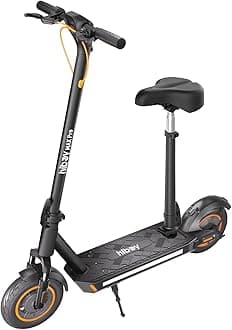 Hiboy MAX Pro Electric Scooter, 46.6 Mi Long Range, 22 MPH Power by 650W MAX Motor, 11'' Pneumatic Tires, Split Hub Design, Dual Suspension, 265lbs MAX Load, Commuting Electric Scooter for Adults