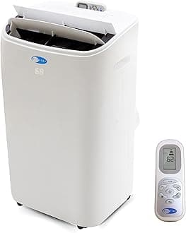ARC-147WF 14000 BTU Dual Hose Portable Air Conditioner, Dehumidifier and Fan