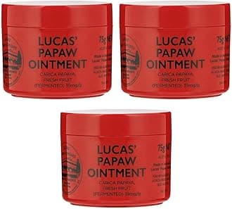 Ointment 75g Jar — 3 Pack — Fermented Papaya Multipurpose Skin Balm for Dry Skin, Cracked Heels and Everyday Care, Made in Australia