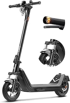 NIU 100P/100F/300P/300X Electric Scooter Adult - E Scooter with Suspension, 600-1000W Peak Power, 18-37.3 Miles Max Range, Top Speed 17.4-23.6MPH, Commuting E-Scooter