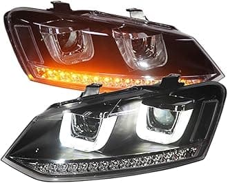 2010 to 2014 Year for Polo Mk5 Vento Cross Polo LED U Style Head Lights LF
