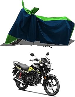 NISHI- UV Protection & Dustproof Cover for Bike Suitable for All 125 CC Bikes: Honda SP/CB Shine/TVS Raider/Bajaj Platina/Hero Passion/Hero Glamour etc
