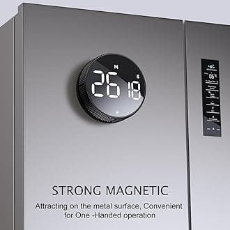 Blue Snail Kitchen Timer, Productivity Timer With Led Digital Display, Smart For Home Classroom Gym Office, Volume And Brightness Adjustable Efficana