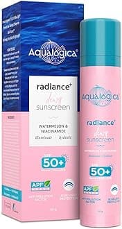 Radiance+ Dewy Sunscreen with Watermelon & Niacinamide with SPF 50 & PA++++ - 50g Broad Spectrum SPF 50+ PA++++ UVA/B & Blue Light Protection Anti-Pollution Factor (APF) Technology