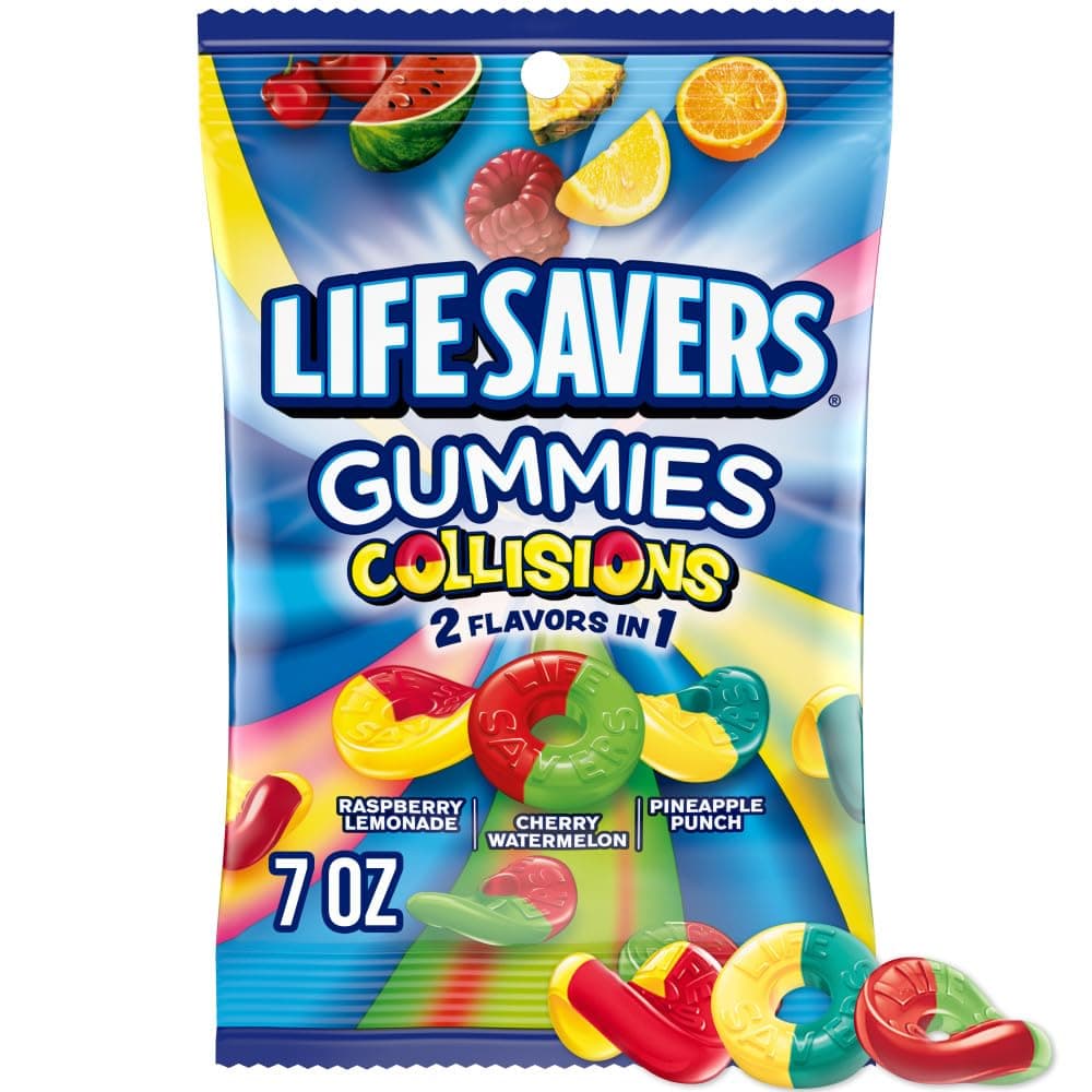 Gummies Collisions Gummy Candy, 7 oz Bag