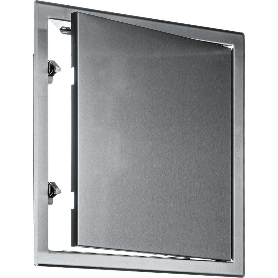 300x300mm Metal Access Panel with Snap Lock - Wall/Ceiling Hatch - 12x12 inch Inspection Door - Stainless Steel