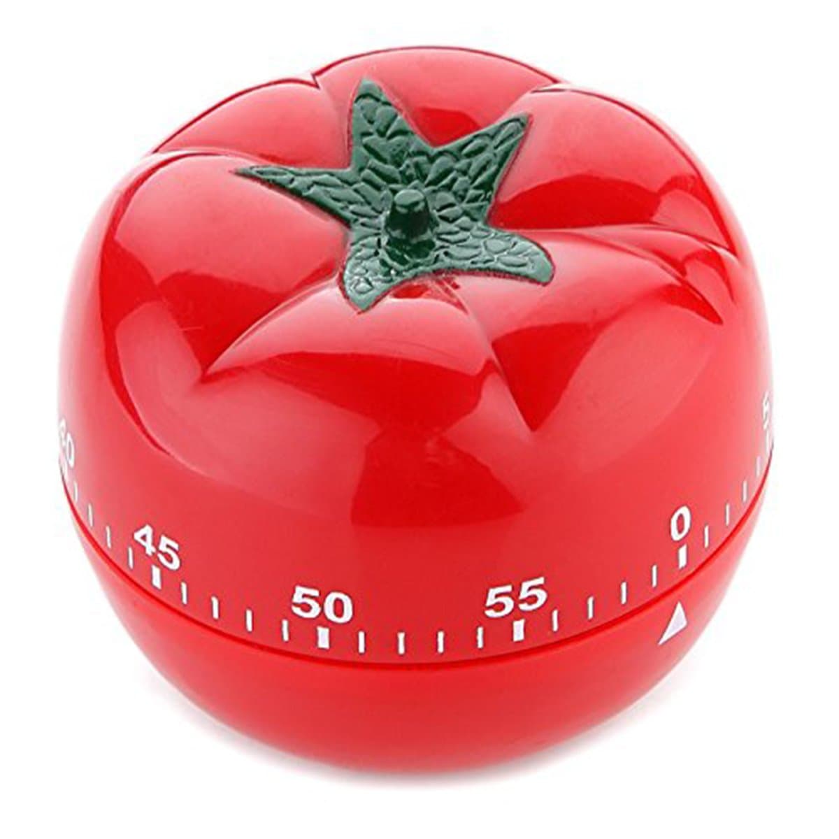 Novolix Tomato Shape 60 Minutes Timer Kitchen Gadget Mechanical Rotating Alarm