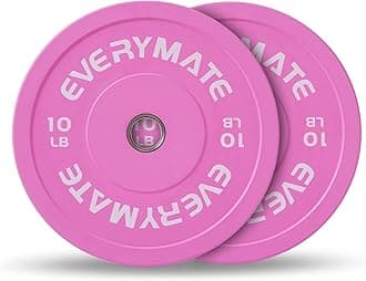 Pink 10LB Olympic Bumper Plates