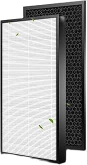 ARPZPPSK HEPA Filter H13 ,Compatible For Panasonic,Air Purifier Filter Replacement Collect Dust Hepa F-ZXFP35X And Activated Carbon Filter F-ZXFD35X Set For F-PXF35M