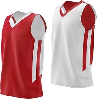 Liberty ImportsReversible Men's Mesh Athletic Basketball Jersey Single for Team Scrimmage