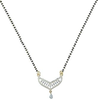 Unique design Trendy Traditional Ethnic AD Mangalsutra Chain Pendant for Women Gifts for Women Valentines Gift, Small