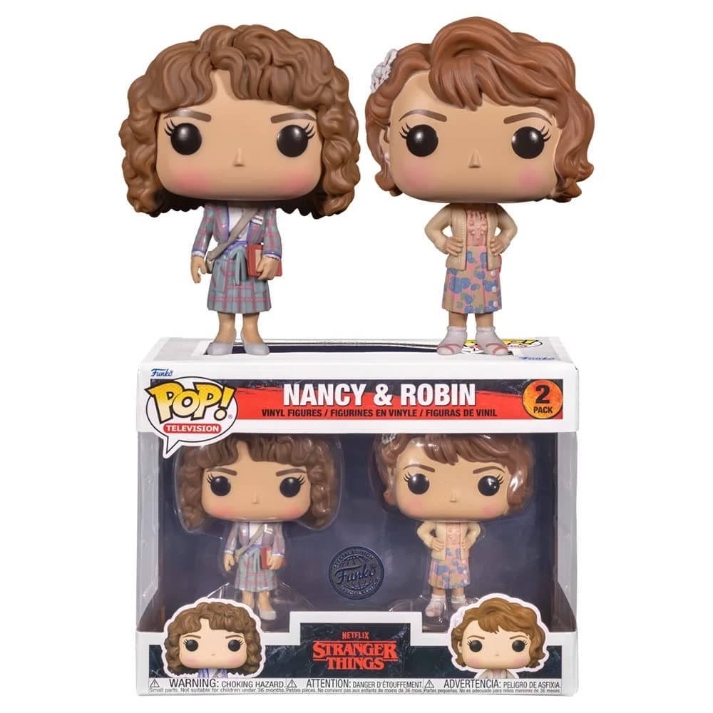 Funko POP! Stranger Things - Nancy and Robin 2-Pack Exclusive Vinyl Figure