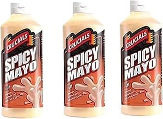 Crucials Spicy Mayo Sauce, 500ml Bottles - 3Pack