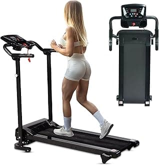 Treadmill/Walking Pad 1.5HP Motor, 10-12 km/h Speed, 90-100 kg Capacity, Non-Slip Belt, LED Display, Bluetooth, No Assembly Required, Space-Saving Design for Home & Office - Multiple Model