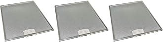 Cooker Hood Metal Mesh Grease Filters Pack of 3 compatible with AEG Beko