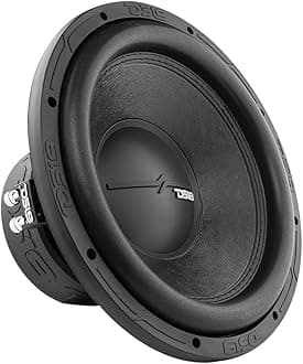 ZR12.4D Elite-Z 12 Inch Car Subwoofer 1600W Watts Dual Voice Coil 4-Ohm DVC 4+4 OHMS (1 Speaker),Black
