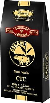 Premiers CTC Chai, Strong Black CTC Blend, 100 g (Approx. 50 Cups), PB-2 Grade, Ideal for Milk Tea, Black Standy Pack
