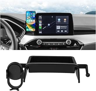 Autorder Car Phone Holder for 2021-2025 Ford Escape Accessories 8-Inch Cell Phone Mount with Dash Organizer Hands-Free 360 Degree Rotation(Not fit 13.2" Screen)