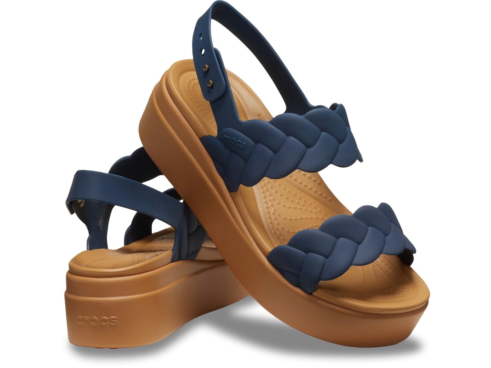 Crocs (クロックス) レディース ブルックリン ローウェッジ プラットフォーム サンダル