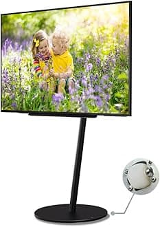 WALL A2 Low Type | Japanese Rolling Portable Free-Standing 24-55 Inch Universal TV Stand with Concealed Caster Wheels | Satin Black