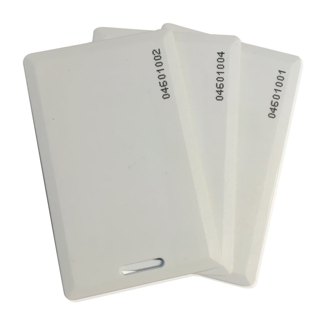 KINGONE 26 Bit Proximity Clamshell Weigand Prox Swipe Cards Compatable with ISOProx 1386 1326 H10301 Format Readers and Systems. Works with The vast Majority of Access Control Systems(100 pcs)