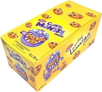 Tiffany Cookie Monsta Mini Chocolate Chip Cookies, 8 x 32 g