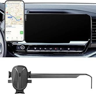 Car Phone Holder for Chevy Silverado/GMC Sierra 1500/2500/3500 Accessories 2022 2023 2024 2025 2026 Custom Dash Mount Cell Phone Holder for Most Smartphones (with 13.4inch Screen)