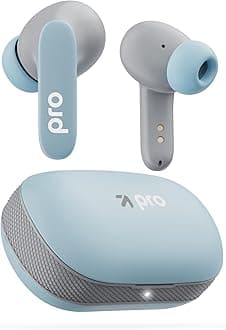 Z20 Pro Made in India Ear Buds Wireless 60H Playtime, 4 Mics Calling, 45ms Low Latency Gaming, 13mm Bass Driver Earbuds Buds TWS Bluetooth Wireless Earphone (Powder Blue)
