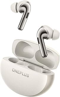 OnePlus Buds Pro 3 Bluetooth TWS in-Ear Buds - Dual Drivers, Dual DACs, Dynaudio EQs, Up to 50dB Adaptive Noise Cancellation, Up to 43Hrs Battery [Lunar Radiance]