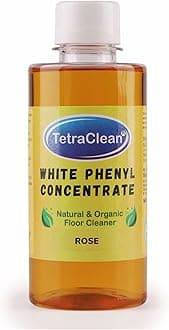 Rose White Phenyl Concentrate 250 ML | Fragrance Oil Based Natural and Organic Floor Cleaner | Makes 8-10 Litres of White Phenyl | Surface Cleaner | Disinfectant and Stain Remover