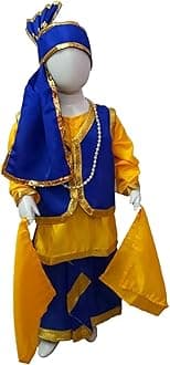 Indian Traditional Punjabi/Bhangra Boy Costume Punjabi Folk Dance Costume Bhangra for Boys