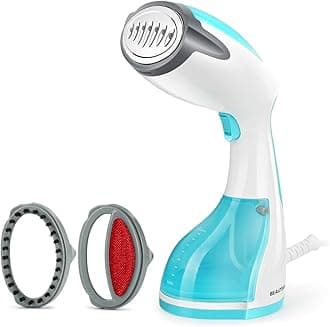 Beautural Handheld Garment Steamer Portable Home and Travel Fabric Steamer, 35s Fast Heat Up, 260ml Removable Water Tank, Vertically & Ho