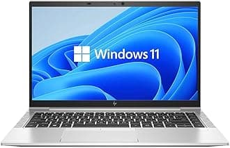 HP EliteBook 840 G8 Laptop, 11th Gen Intel Core i7-1185G7 3.0GHz, 16GB RAM, 512GB SSD, Windows 11 Pro, Fingerprint, (Renewed)