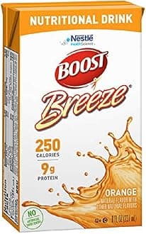 Boost Breeze Nutritional Drink, Orange, 8 Fl Oz (Pack of 27)