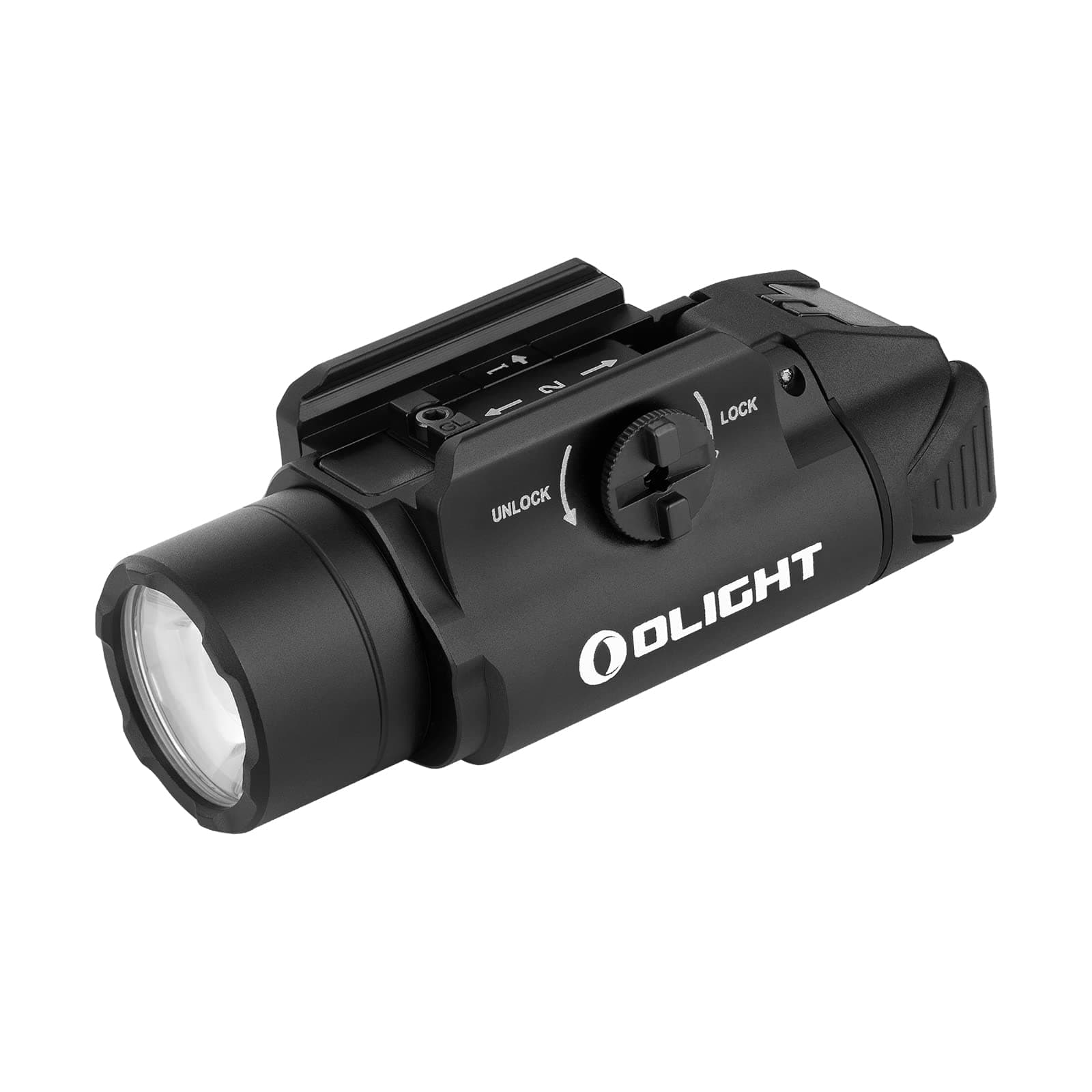 OLIGHT PL-3S Valkyrie 1000 Lumens Compact Weapon Light Rail Mount Tactical Light LED with Rail Locator Key for 1913 Picatinny GL Style (Black)