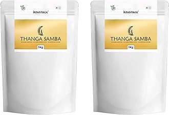 Aranyaka Thanga Samba 10Kg | Medium Grain, Unpolished White Rice, Parboiled | Traditional Rice Variety | (5kg x 2) - 10Kg in Total