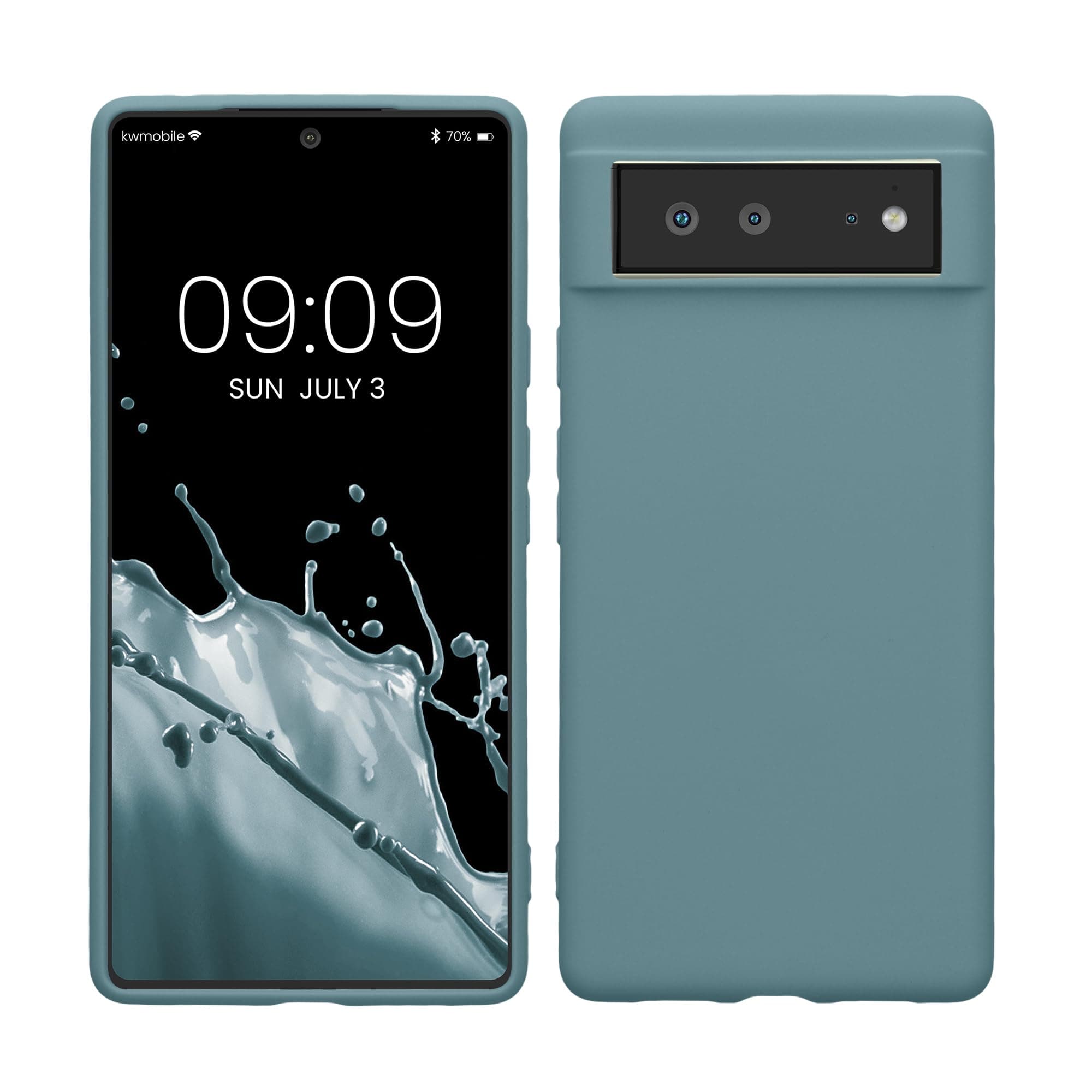 Case Compatible with Google Pixel 6 Case - Soft Slim Protective TPU Silicone Cover - Antique Stone