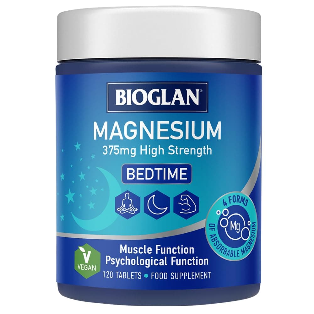 Bioglan Active Magnesium | Supports Muscle Function | 120 Tablets, 120 Tablet