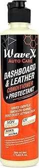 Wavex Dashboard Polish and Leather Conditioner + Protectant 350ml Car Dashboard Polish | Car Polish for Interior Plastic, Leather, Vinyl & Rubber | Dashboard Polish That Protects, Shines & Conditions