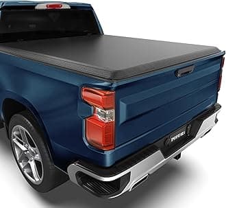 Soft Roll Up Truck Bed Tonneau Cover for 2007 Silverado GMC Sierra 1500 2500 3500 HD New Body & 2008-2014 Silverado GMC Sierra 1500 2500 3500 HD 6.5 FT (79") Bed